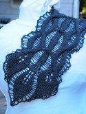 ажурный шарф схема